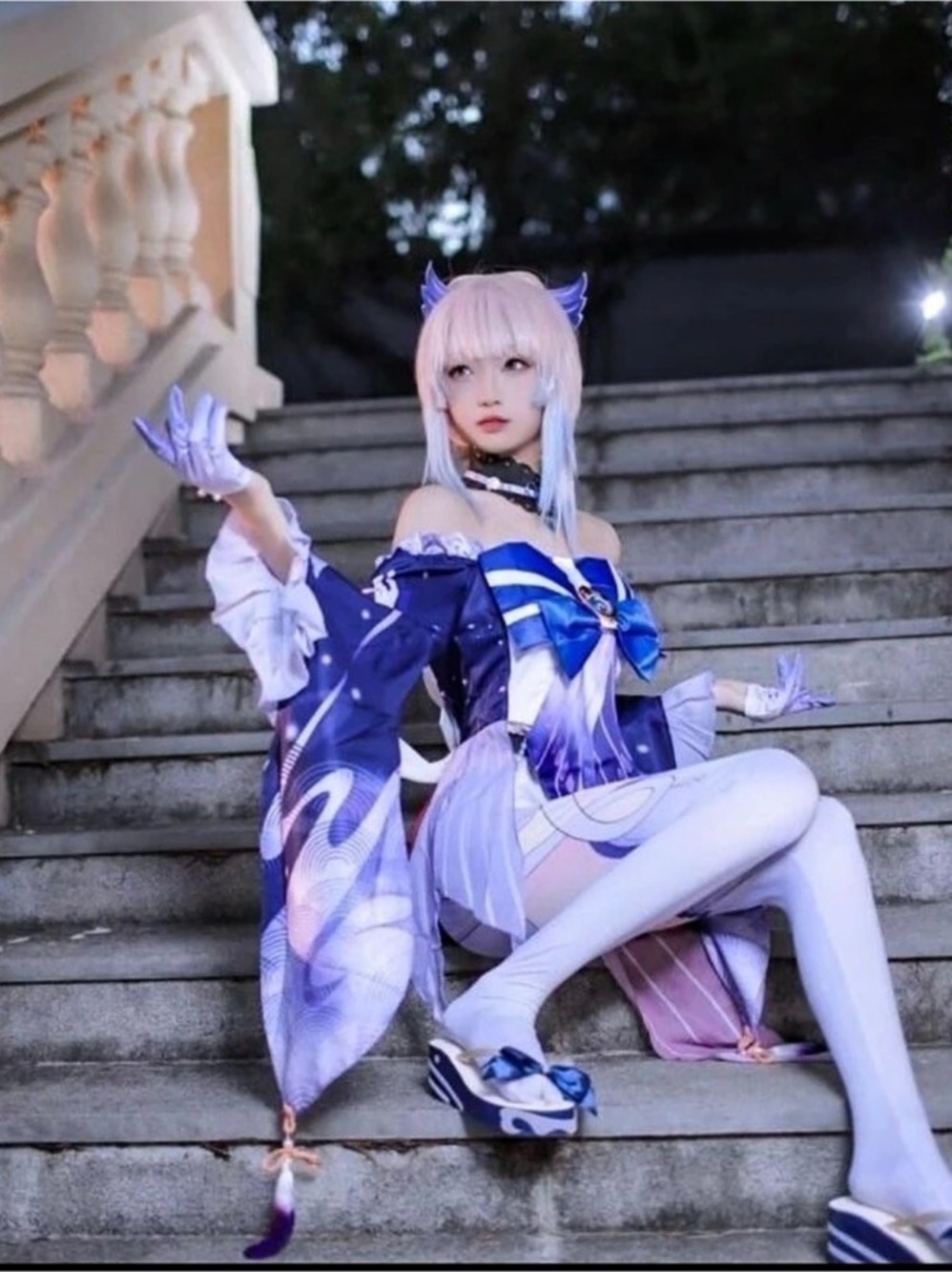 Genshin Impact Sangonomiya Kokomi Cosplay Costume XXS Halloween Anime